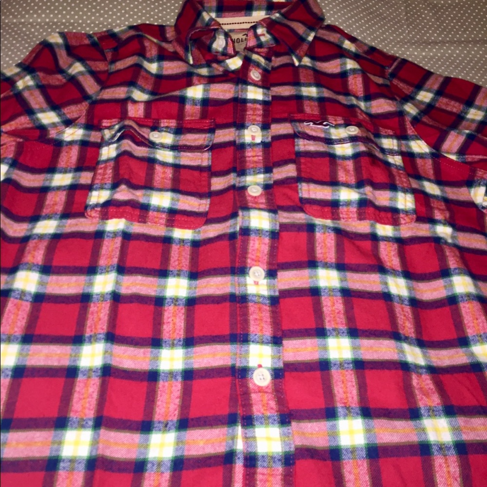 Hollister Large Plaid Shirt View 5